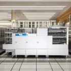 Commercial Large-scale Kitchen and Hotel Catering Tableware Cleaning Equipment with Dryer and Automatic Dishwasher - Dishwasher - foodmachtech