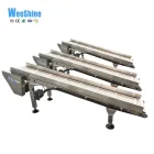 Product Output Conveyor Elevator Modular Climbing Inclined PVC Conveyor for Packing Production Line - Belt Conveyor - foodmachtech
