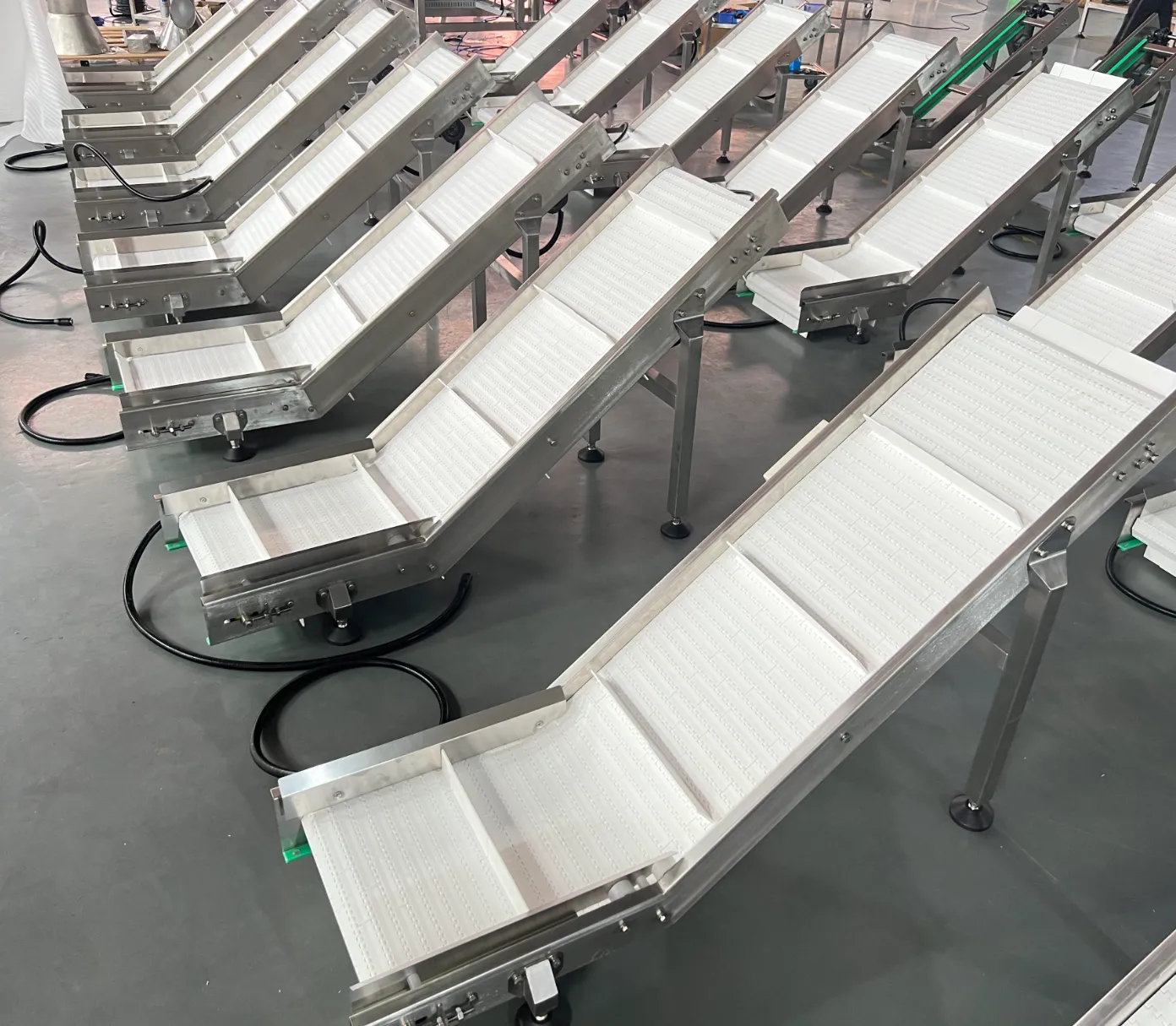 Transport Conveyor Belt Inclined Modular Conveyor Belt for Food&fruit Manufacture - Belt Conveyor - foodmachtech