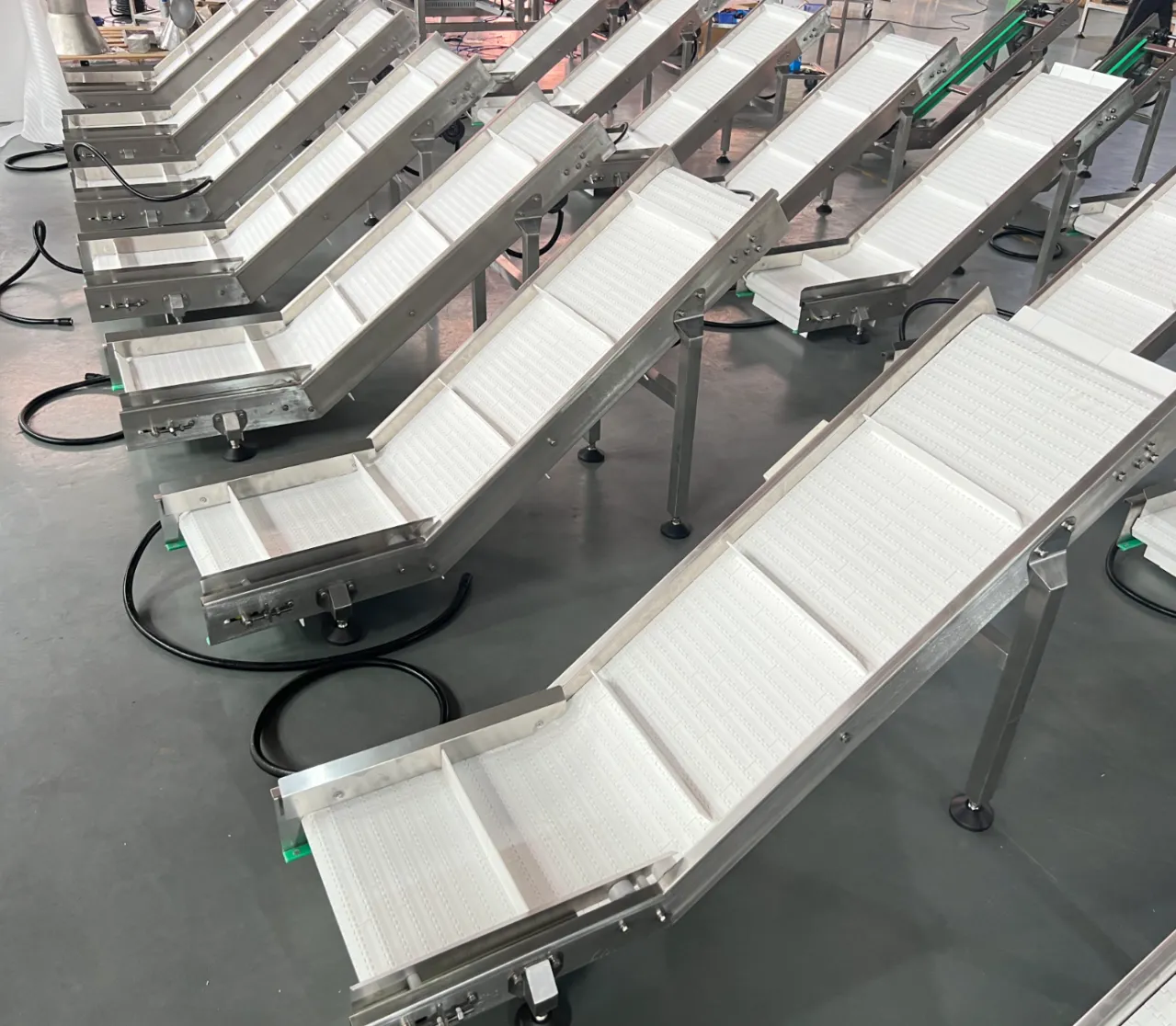 Transport Conveyor Belt Inclined Modular Conveyor Belt for Food&fruit Manufacture - Belt Conveyor - foodmachtech