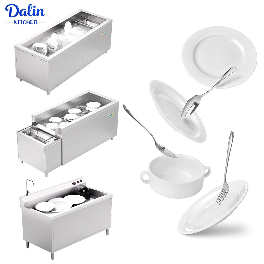 Máquina De Lava-louças Comercial Industrial Bubble Pool Profissional Aço Inoxidável 304 High Efficiency CE Certified