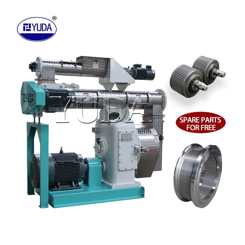 Animal Feed Pellet Machine 55kw Ring Die Animal Pellet Making Machine Fertilizer Pellet Making Machine para Pig e Chicken Feed - Linha Produção Pellet Feed - foodmachtech