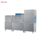 Factory Price Commercial Dishwashing Machine Hotel School Canteen Stainless Steel Conveyor Industrial Dishwasher - Dishwasher - foodmachtech