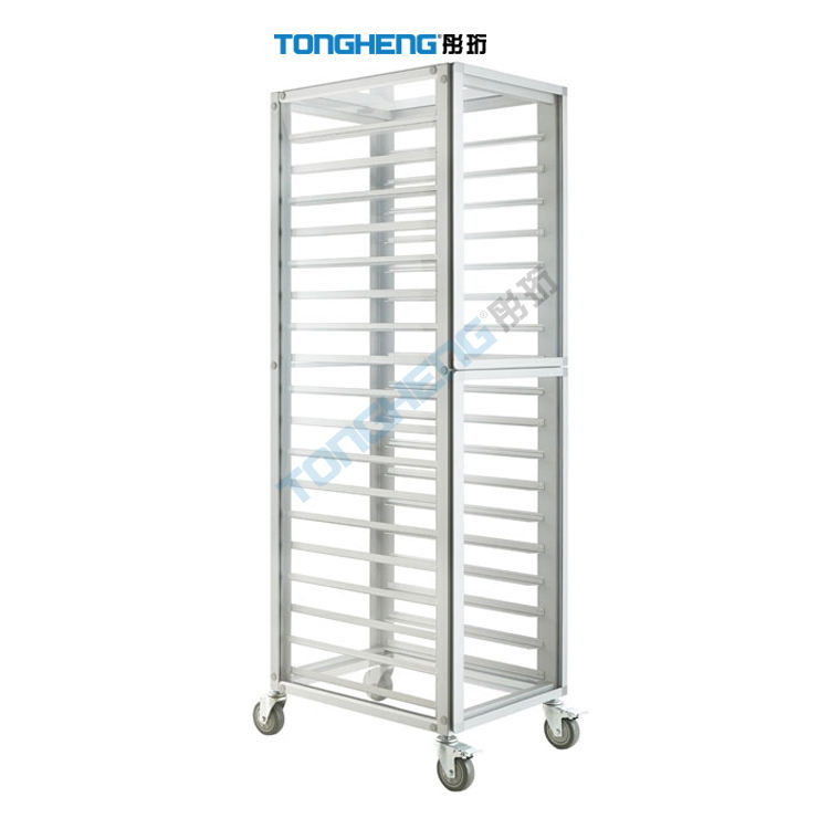 Aço inoxidável comercial cozinha comida colocação rack