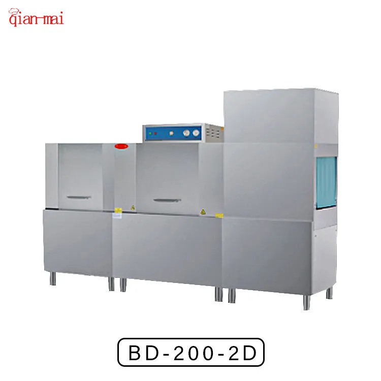 Factory Price Commercial Dishwashing Machine Hotel School Canteen Stainless Steel Conveyor Industrial Dishwasher - Dishwasher - foodmachtech