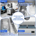 Smart Stainless Steel Restaurant Commercial Hood Type Dishwasher Machine Restaurant Dishwasher Dish Washer Restaurant - Dishwasher - foodmachtech