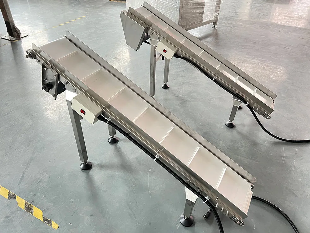 Conveyor Belt Stainless Seel Food Packing Processing Exit Output Bet Conveyor - Belt Conveyor - foodmachtech