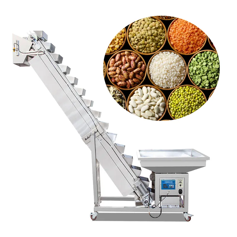 Alta velocidad de altura personalizada de grado alimenticio cubo transportador máquina de embalaje - Elevador de cangilones - foodmachtech