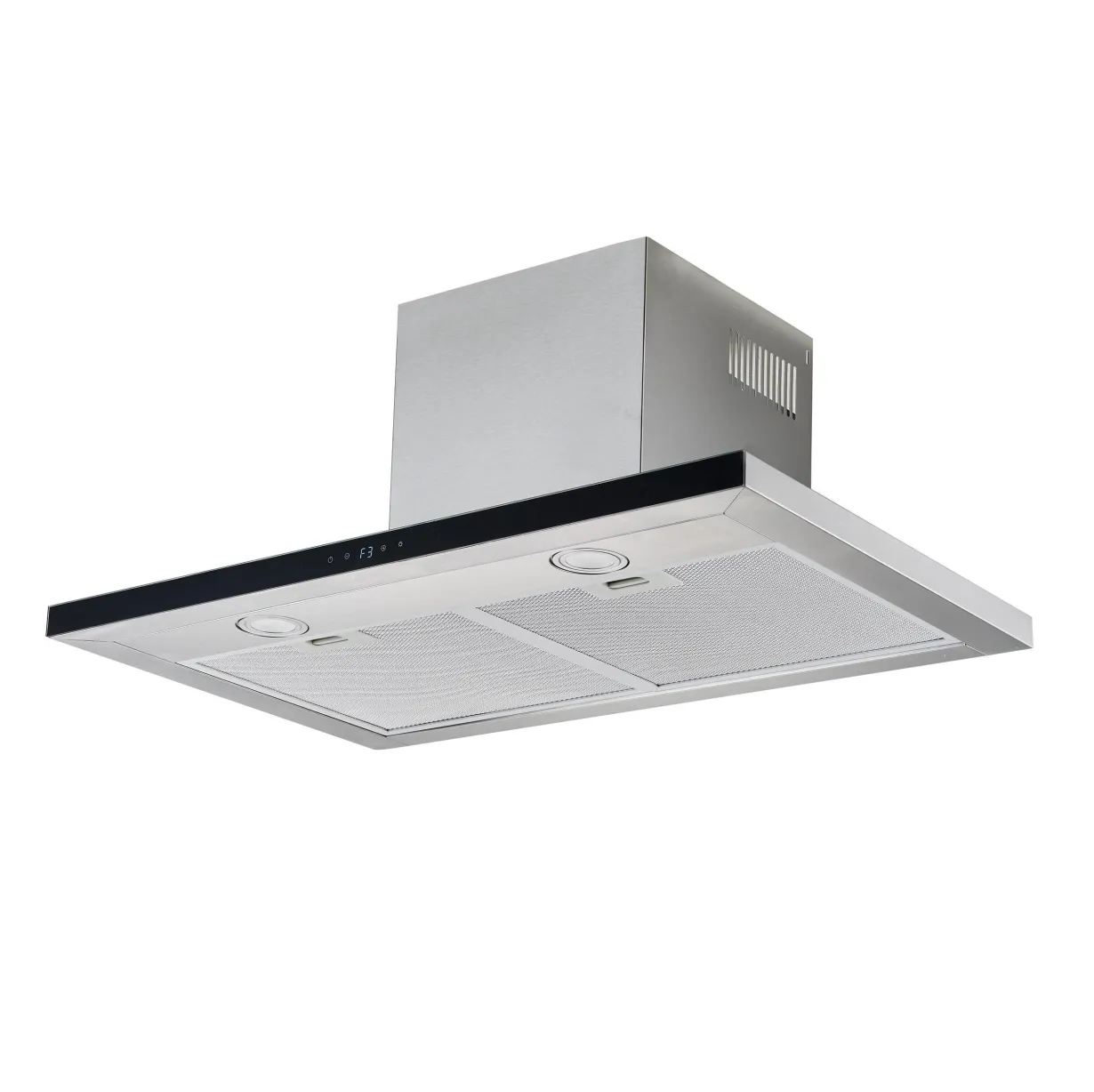 Capot de gamme de bâti de mur, contrôle tactile, forme T d'acier inoxydable Rangehood - Épurateur de vapeur - foodmachtech