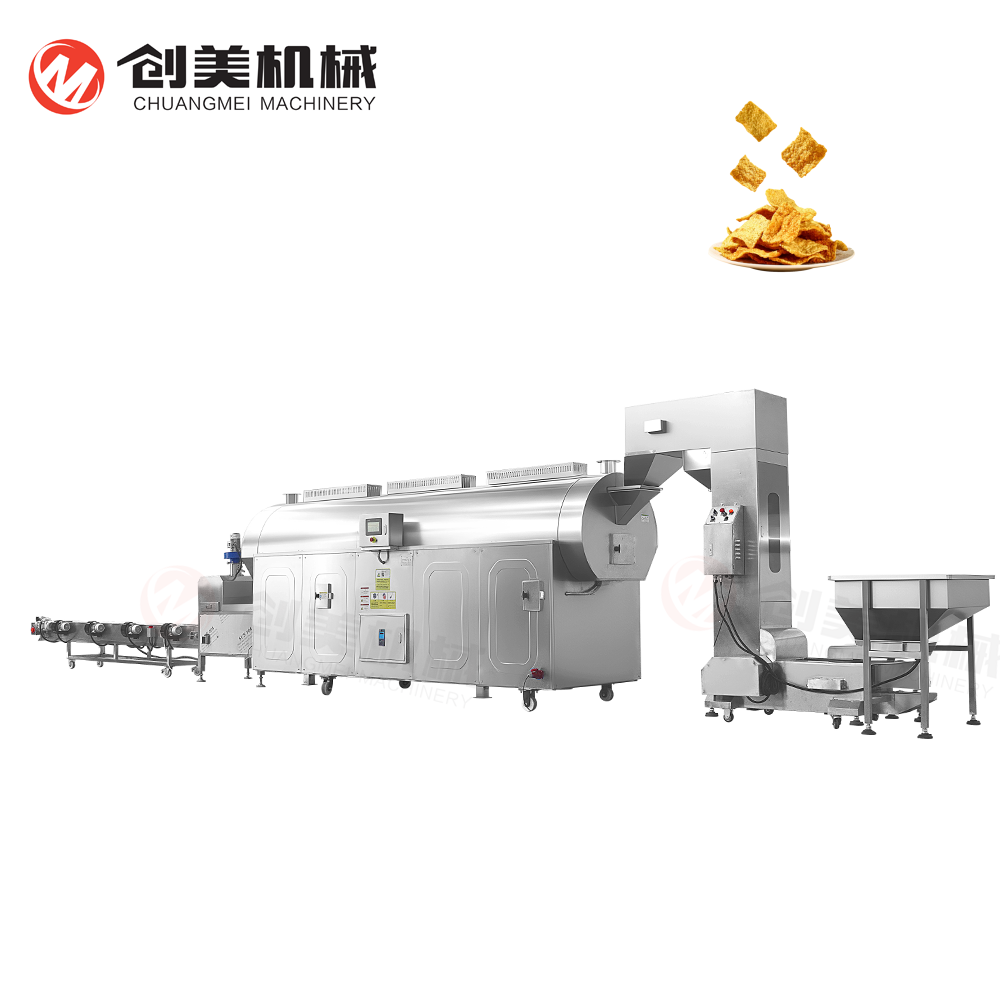 Línea de producción automática de alimentos hinchados baratos Snack