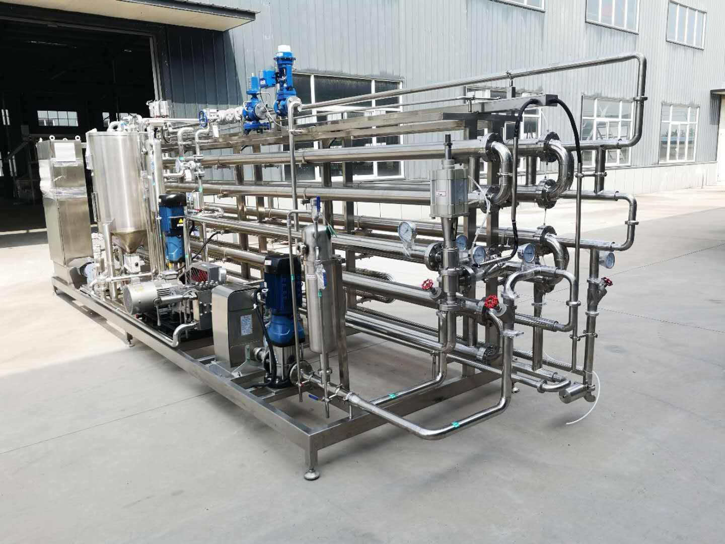 Direct Sale High-Automatic UHT Sterilizer System for Milk Juice Beverages Water Liquid Processing Effective Safe for Food