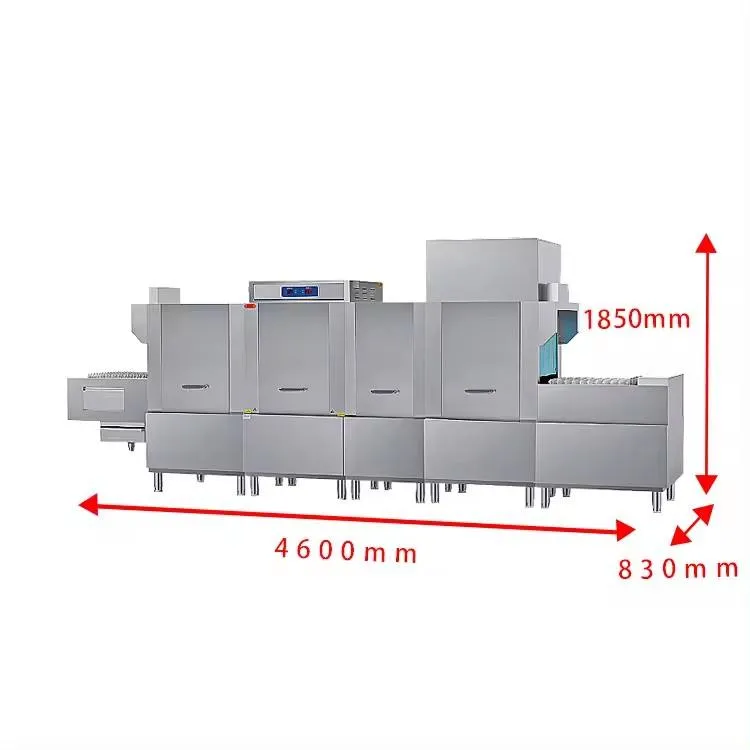 Big Dishwasher Tablets Machine Commercial Automatic Smart Conveyor Countertop Restaurant Dish Washing Machine - Dishwasher - foodmachtech