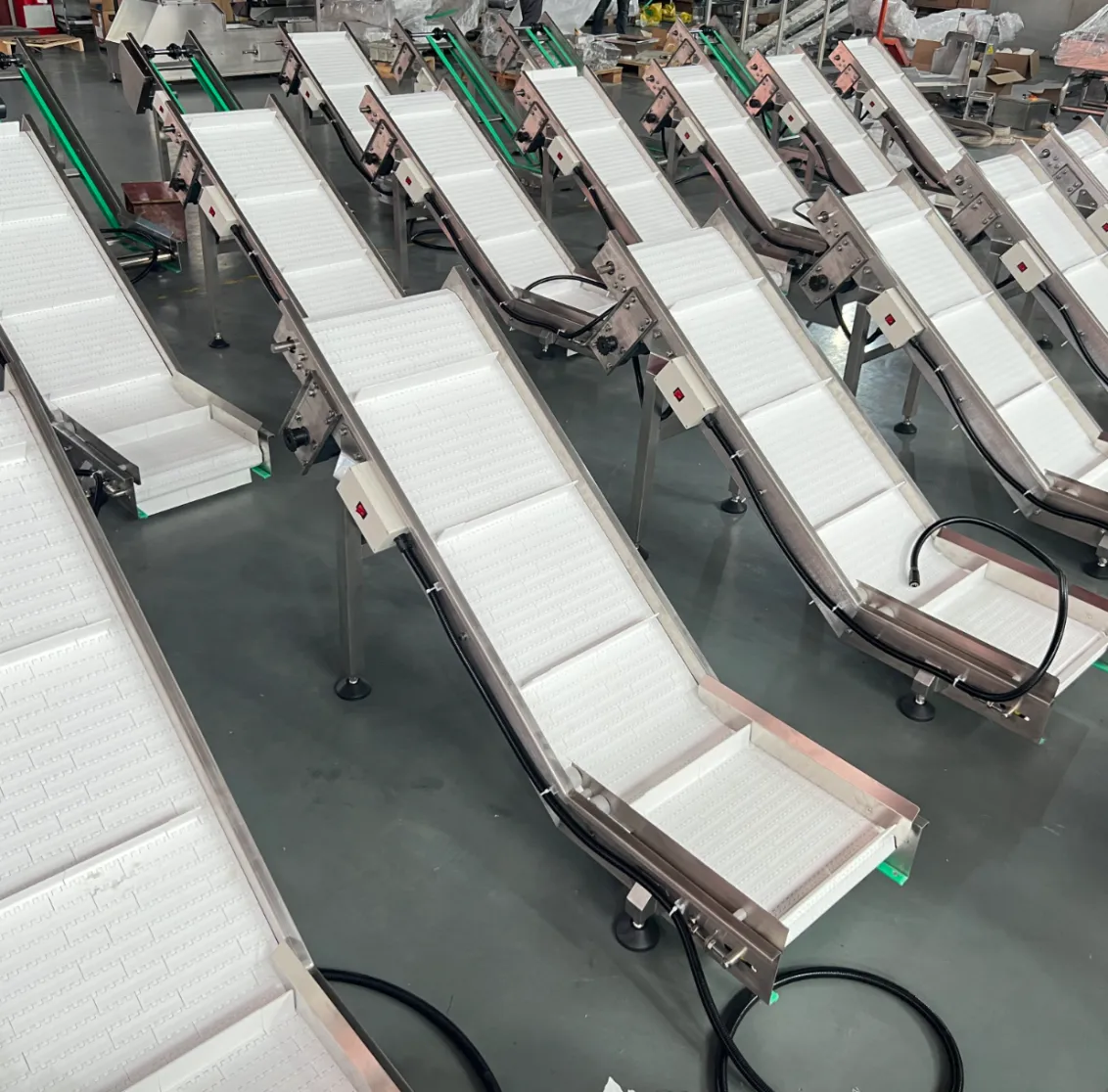 Transport Conveyor Belt Inclined Modular Conveyor Belt for Food&fruit Manufacture - Belt Conveyor - foodmachtech