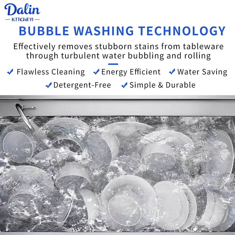 China Factory Direct Price Bubble Pool Dishwasher Professional Stainless Steel Electric Best for Sink Kitchen Use - Vegetable Washing Basin - foodmachtech