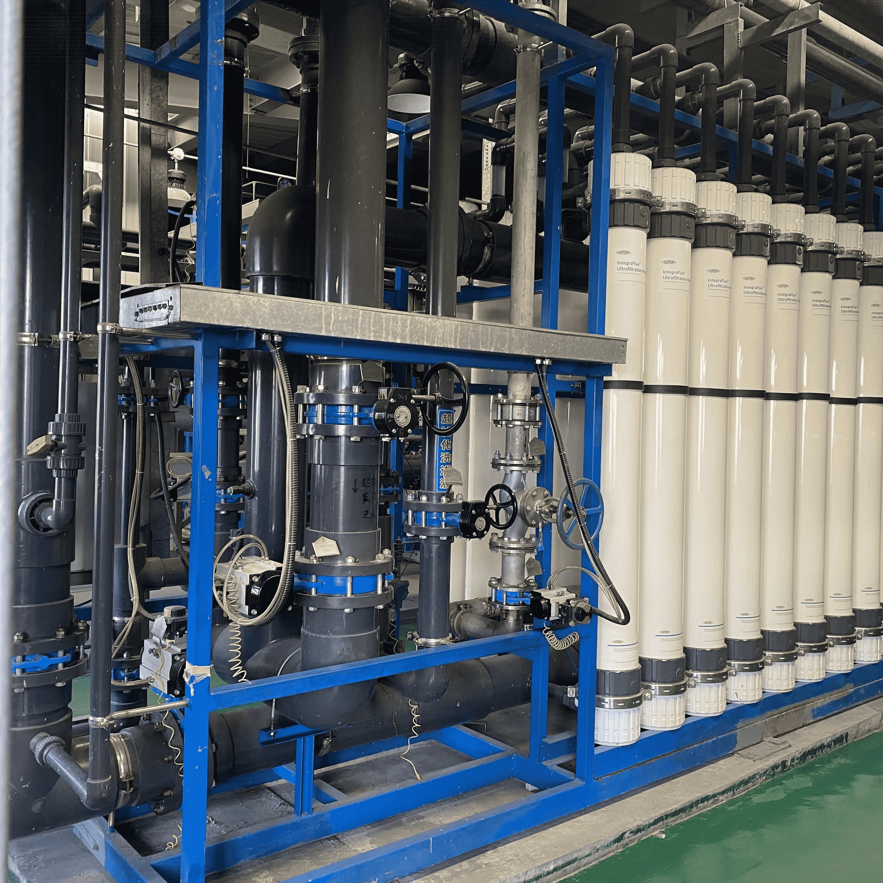 Industrial Ultrafiltration UF System with Pump for Water Treatment 1 Year Warranty 5000L/Hour