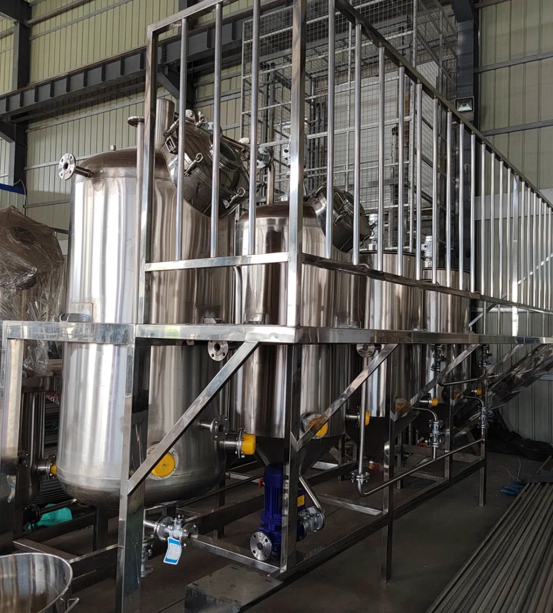 Máquina De Refino Para Fábrica De óleo Comestível Máquina De Refino De óleo Comestível - Linha produção óleo - foodmachtech