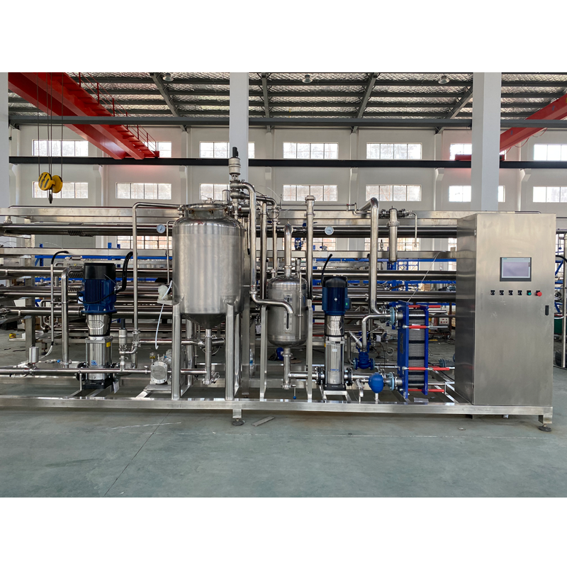 大容量芒果纸浆加工机管在管杀菌机