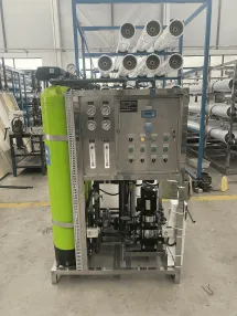 Small Industrial Water Purification Equipment with PLC Motor & Bearing for Drinking Water Reverse Osmosis 500L/H