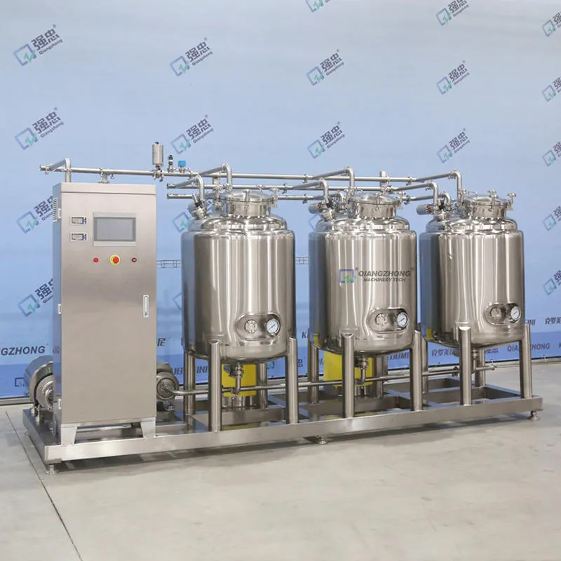 Sistema limpio de la limpieza del CIP del carro de la carretilla para el equipo de la elaboración de la cerveza - Sistema de limpieza en línea Cip/Sip - foodmachtech