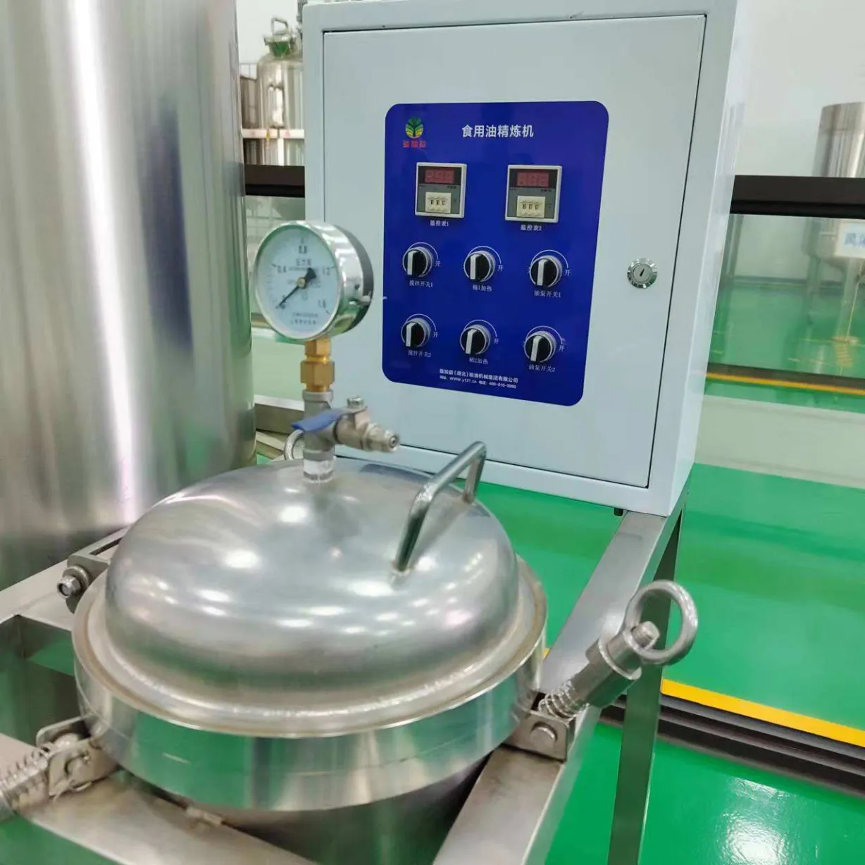 Máquina refinação óleo comestível alta eficiência Equipamento refinação girassol óleo soja - Linha produção óleo - foodmachtech