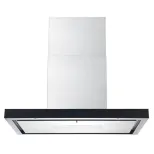 Capot de gamme de bâti de mur, contrôle tactile avec la vague de main, acier inoxydable T forme Rangehood - Épurateur de vapeur - foodmachtech