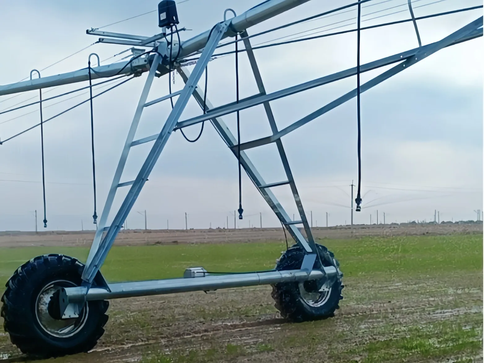 Pistola Sprinkler/ Mobile Sprinkler Center Pivot Irrigation System - Irrigação Agrícola/Equipamento de Poupança de Água - foodmachtech