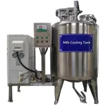 Tanque refrigerando de aço inoxidável para a ordenha do combustível Water & Milk da leiteria com componente do motor do núcleo - Tanque De Armazenamento De Leite - foodmachtech