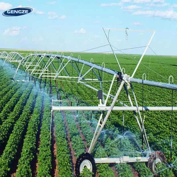 Moderno Smart Mobile Control Agricultural Center Pivot ou Máquina De Irrigação Linear em Sistemas De Irrigação Agrícola - Irrigação Agrícola/Equipamento de Poupança de Água - foodmachtech