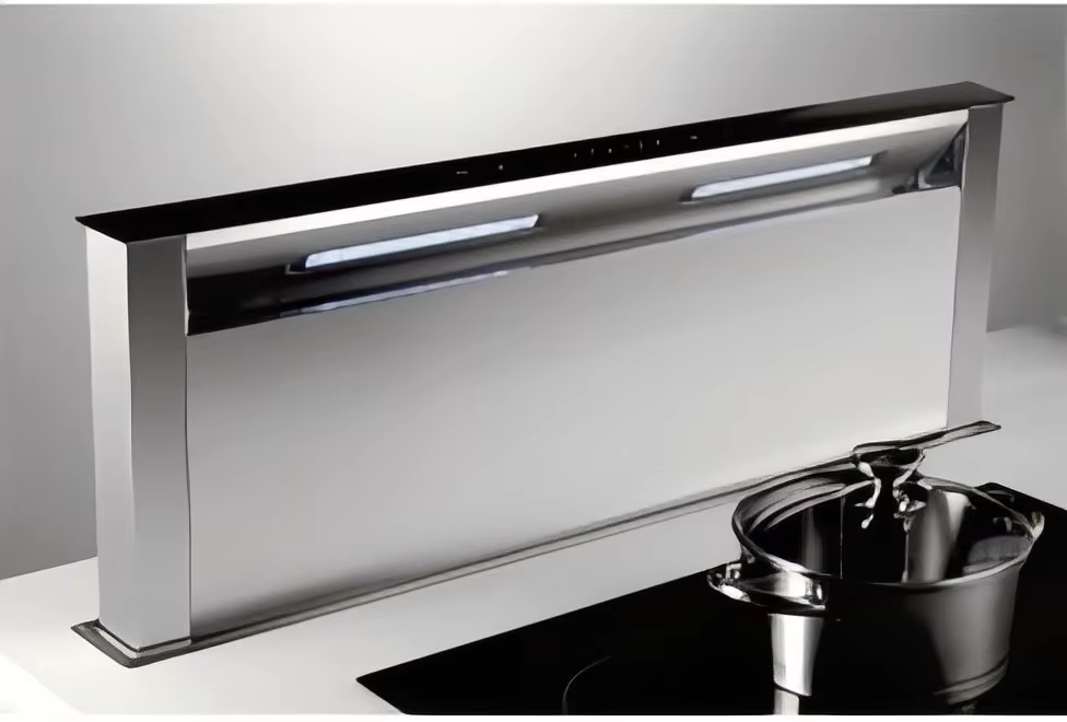 Выдвижная вытяжка с ЖК-дисплеем из нержавеющей стали и алюминия Вытяжная вытяжка для кухонного оборудования