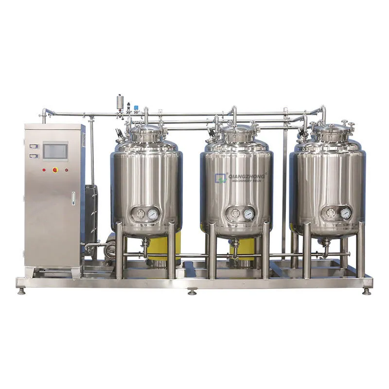 Sistema limpio de la limpieza del CIP del carro de la carretilla para el equipo de la elaboración de la cerveza - Sistema de limpieza en línea Cip/Sip - foodmachtech