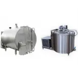 Tanque refrigerando de aço inoxidável para a ordenha do combustível Water & Milk da leiteria com componente do motor do núcleo - Tanque De Armazenamento De Leite - foodmachtech