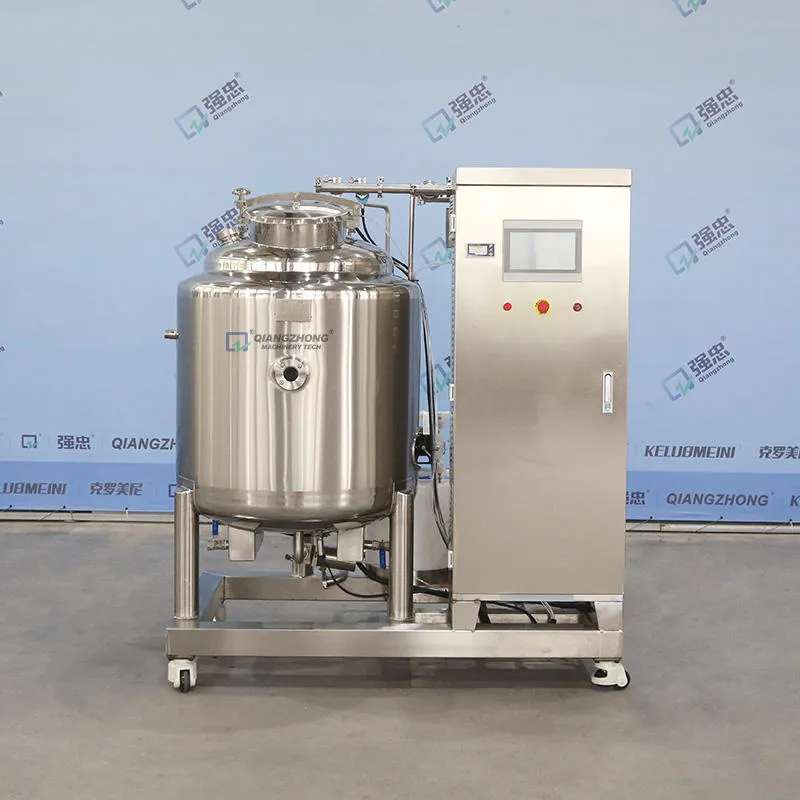 Máquina automática da limpeza da estação do CIP do tanque único para o leite Bevera Food Cosmetic Milk Pasteurizer Washer Processing - Sistema De Limpeza Online Cip/Sip - foodmachtech