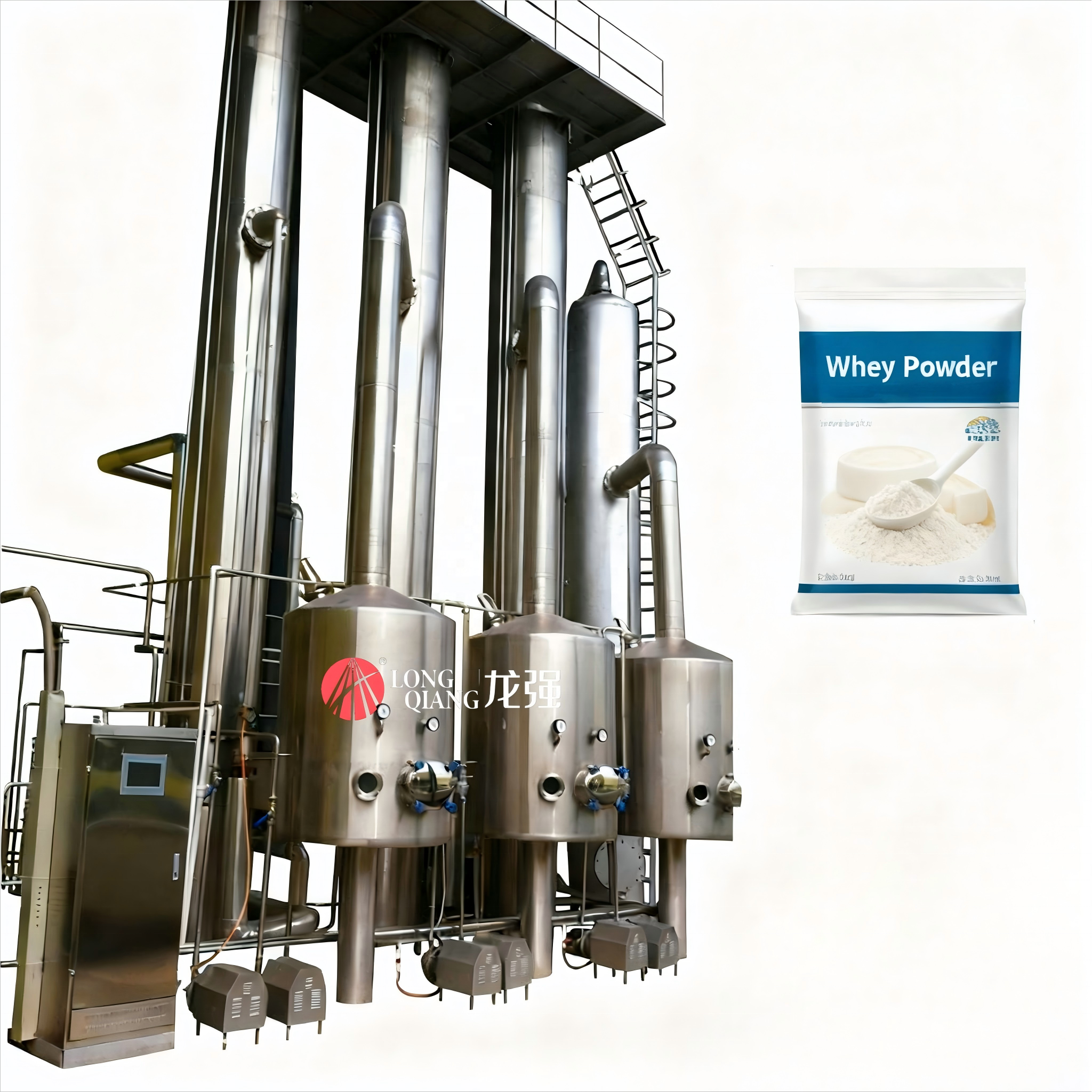 Producción dulce del suero de leche de la planta de tratamiento del suero/de leche en polvo PLC de llavero controlado