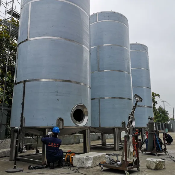 Embarcação De Pressão Personalizável ISO9001 Do Tanque De Armazenamento De Água De Leite De Aço Inoxidável Certificado