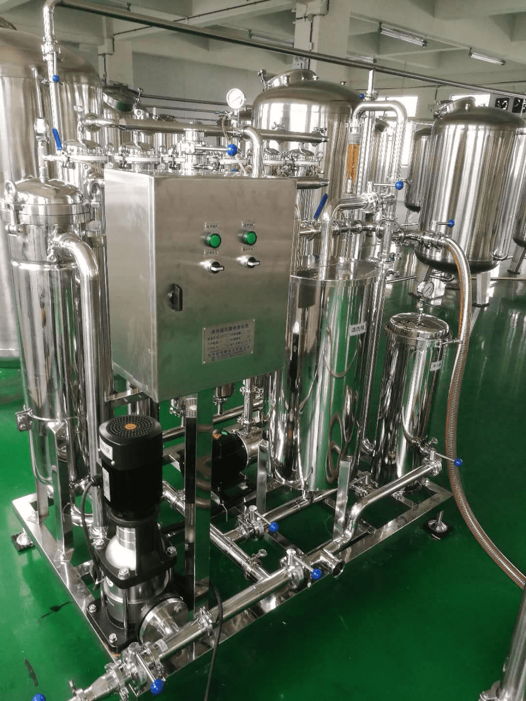 Microfiltration Membrane Filter Milk Juice Filtration Purification Food Beverage Machinery