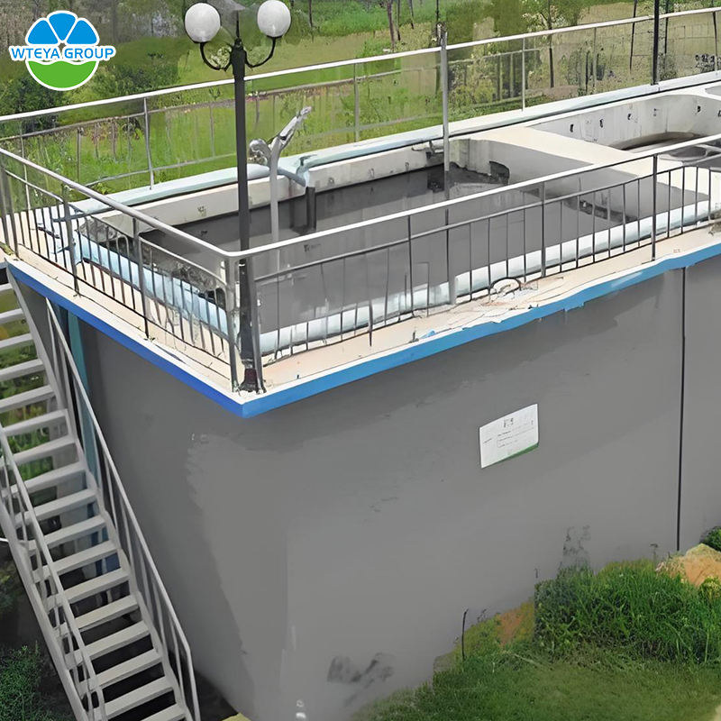 MBR Membrane Bioreactor Wastewater Treatment Plant PLC Control 1 Year Warranty 5000L/Hour Capacity for Hotels Various Industries