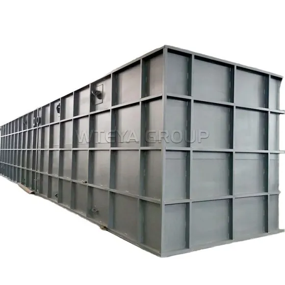 Plant System PLC controlado MBR tratamento de esgoto com 1 ano garantia 5000L/Hour capacidade