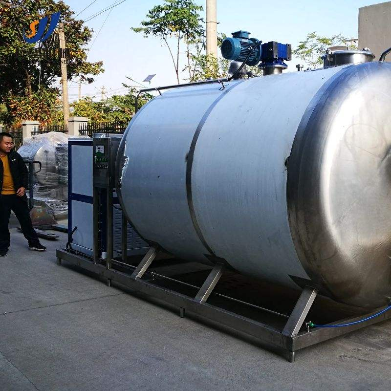 500 2000 L tanque de enfriamiento de leche ácido vertical de los tanques de leche