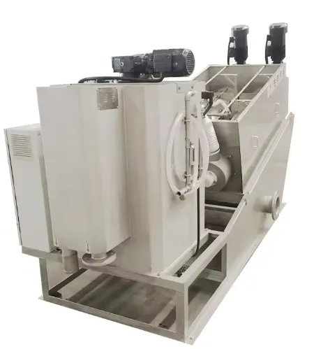 Espiral máquina lodo desidratação e tratamento das águas residuais - Equipamento tratamento águas residuais - foodmachtech