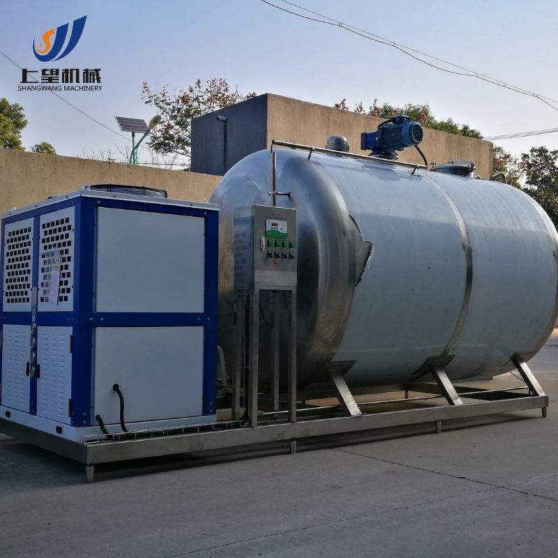 El tanque de almacenamiento horizontal grande del acero inoxidable 304 o 316 para el tanque de almacenamiento líquido del jugo de la leche del aceite y del agua