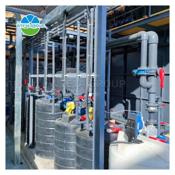 O PLC do sistema de MBR integrou a planta do tratamento do esgoto com 5000L/Hour a produtividade ISO9001 CE certificado