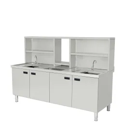 주방 캐비닛 304 스테인레스 스틸 스토리지 찬장 식당 싱크대