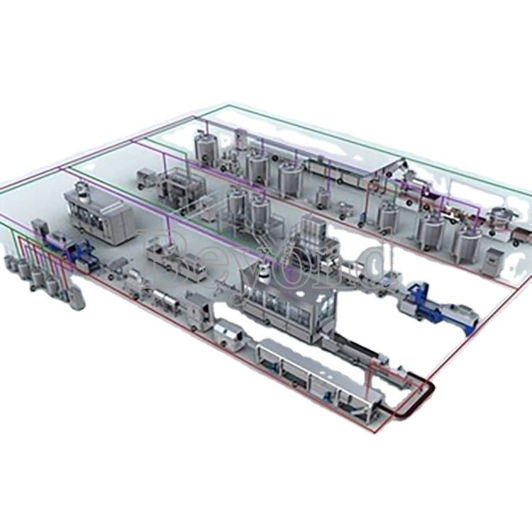 مصنع معالجة الحليب على نطاق صغير UHT