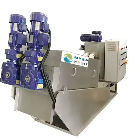 Espiral máquina lodo desidratação e tratamento das águas residuais - Equipamento tratamento águas residuais - foodmachtech