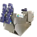 Matadouro águas residuais lodo desidratação chorume separador - Equipamento tratamento águas residuais - foodmachtech