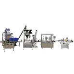 Enchimento De Embalagem De Garrafa De Plástico Automática Enchimento De Auger Filler De Pó Seco De Especiarias De Café De Proteína - Máquina enchimento leite pó - foodmachtech