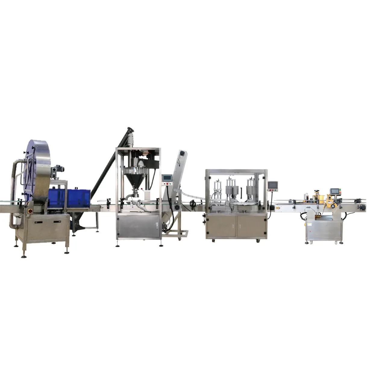 Enchimento De Embalagem De Garrafa De Plástico Automática Enchimento De Auger Filler De Pó Seco De Especiarias De Café De Proteína - Máquina enchimento leite pó - foodmachtech