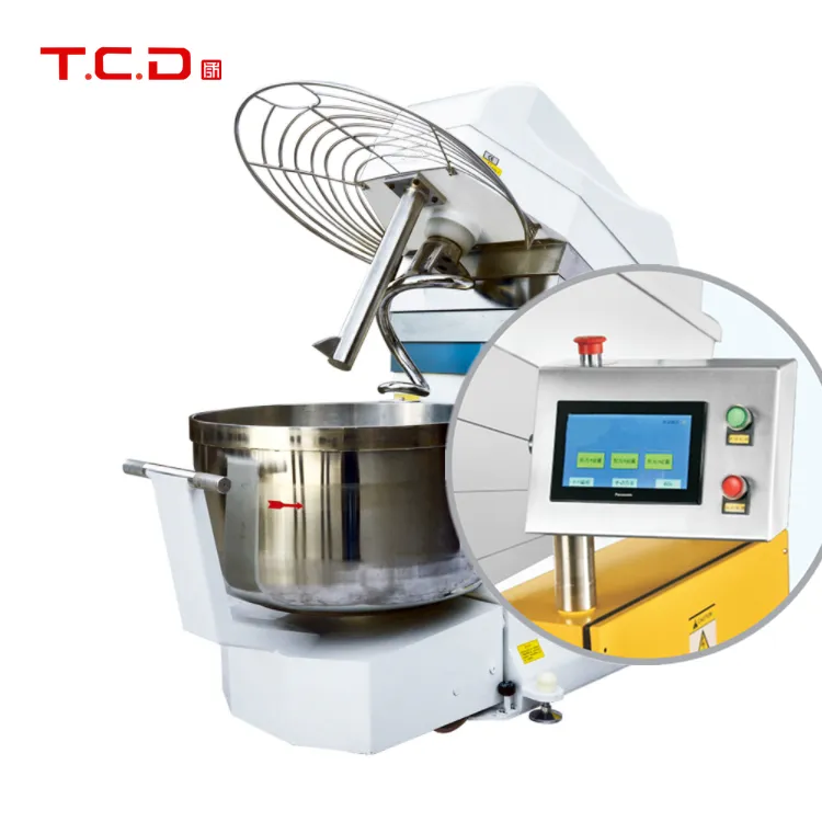 Hot Sell Industrial Dough Mixer Spiral Mixer Bowl Removable 75kg Good Quality - Mixer - foodmachtech