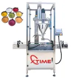 Tempero Automático Ground Spice Pó Auger Quantificar Enchimento Tampando Package Machine para Garrafa De Vidro Plástico - Máquina enchimento leite pó - foodmachtech