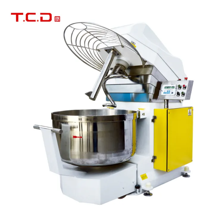 Hot Sell Industrial Dough Mixer Spiral Mixer Bowl Removable 75kg Good Quality - Mixer - foodmachtech